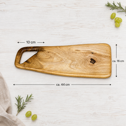 Charcuterie- & Servierbrett, Schneidebrett aus Walnussholz – optional mit persönlicher Gravur