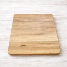 Servierplatte und Schneidebrett 2-in-1 aus Eichenholz 30 × 30 cm – Snackplatte mit Fächern für Käse, Obst und Nüsse